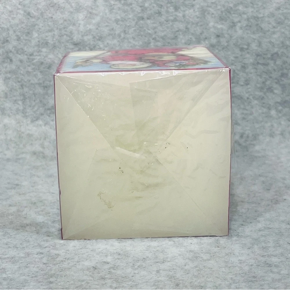 Vintage Donna Race Candle Cube Santa Father Christmas 3.25” Square Holiday Decor